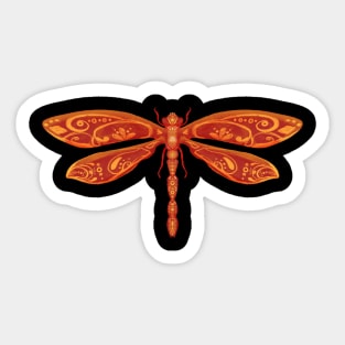 Mystical dragonfly Sticker